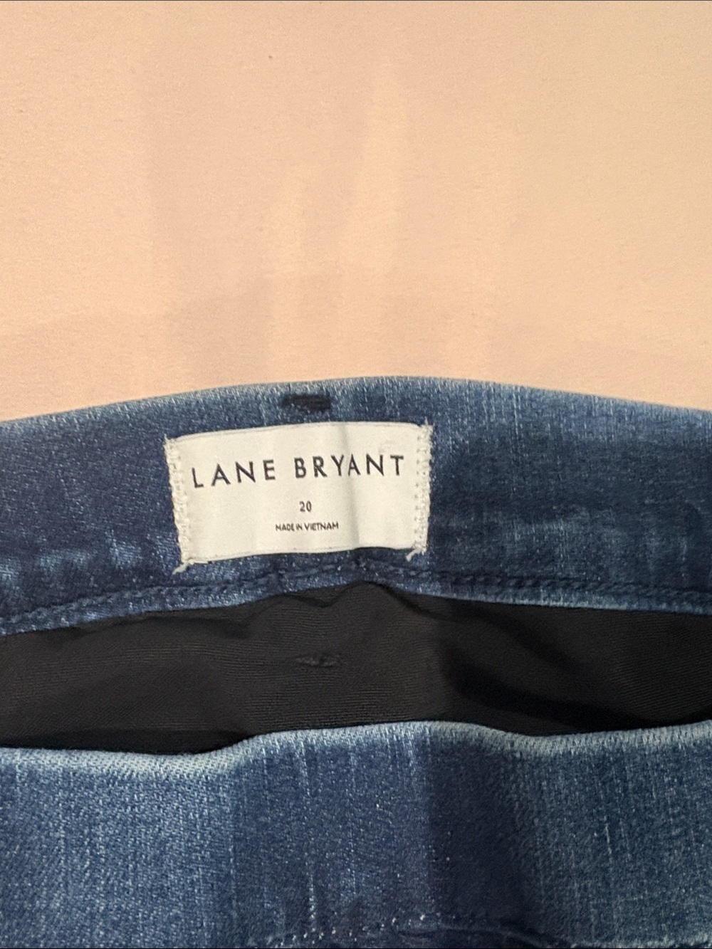 Lane Bryant Dark Blue Stretch Denim Jeggings
